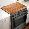 Stove Top Covers for Electric Stove 30x22 (Outer) / 28.9x20.8 (Inner) - Acacia Wood Noodle Board for Gas Stovetop - Stove Top Covers for Gas Burners - Sink Cover For Counter Space (Acacia color) view 1