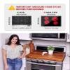 Stove Top Covers for Electric Stove 30x22 (Outer) / 28.9x20.8 (Inner) - Acacia Wood Noodle Board for Gas Stovetop - Stove Top Covers for Gas Burners - Sink Cover For Counter Space (Acacia color) view 3