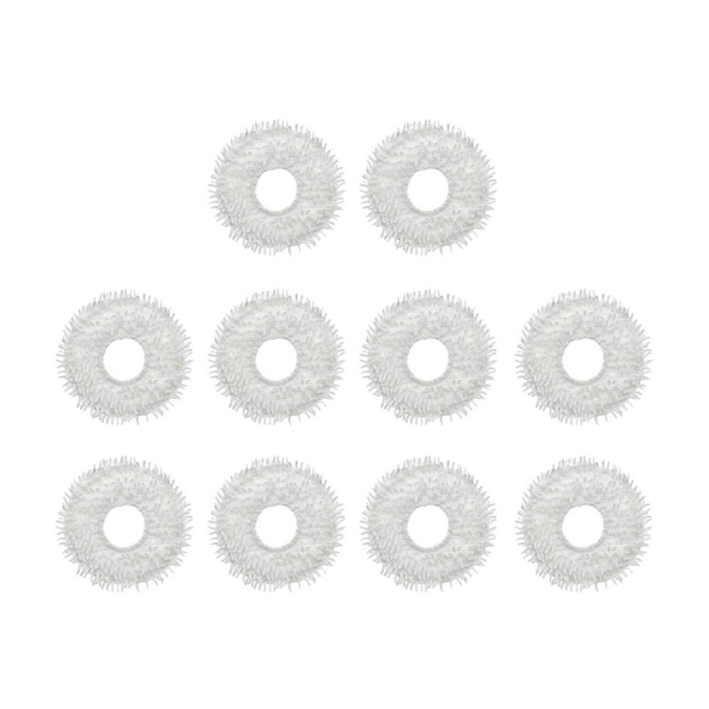 Mop Cloth Compatible for Dreame Bot W10 / W10 Pro Sweeping Robot Vacuum Cleaner Accessories Replacement Mop Pad Spare Parts (Color : 10pcs)