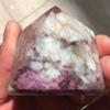 KatLin Natural red Tourmaline Pyramid, Healing Natural Quartz Pyramid Ornaments (Size : 40MM) view 2