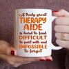 MONIZILUCKY Gifts For Therapy Aide - Best Therapy Aide Ever Mug - Therapy Aide Gifts - 11oz White Ceramic Mug for Office, Women, Men, Work Friends, Coworkers - Thanksgiving, Birthday, Christmas Gift view 3