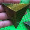 KatLin Natural Tiger Eye Stone Hand Cut Triangle Pyramid, Home Decoration Necessary for Healing Ornaments (Size : 2pcs) view 2