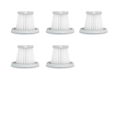 OmPton Hepa FilterCompatible for Xiaomi Compatible for Mijia Handy Vacuum Cleaner SSXCQ01XY Spare Part Home Car Mini Wireless Replacement Accessories H13 (Color : 5bags)