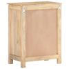 ROMHZKS Sideboard 23.6"x13.8"x29.5" Solid Mango Wood - Sideboard with Storage Cabinet, Shelves - for Dining Room or Living Room Dcor view 4