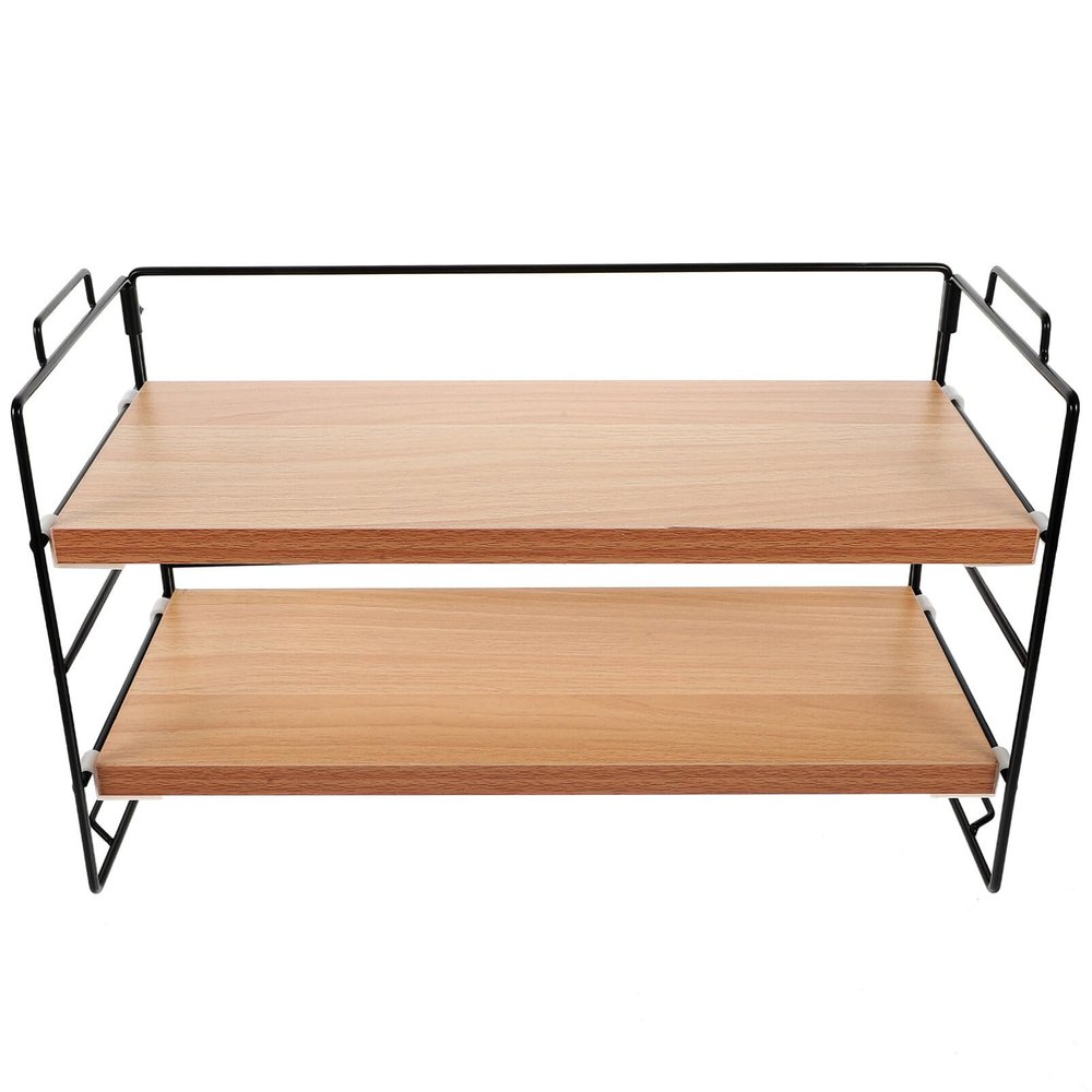 LALAFINA Countertop Makeup Organizer Storage Shelf for Skincare and Cosmetics Sturdy Bathroom Organizer for Vanity Easy Access Display Rack and Finish