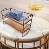 LALAFINA Countertop Makeup Organizer Storage Shelf for Skincare and Cosmetics Sturdy Bathroom Organizer for Vanity Easy Access Display Rack and Finish view 2