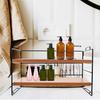 LALAFINA Countertop Makeup Organizer Storage Shelf for Skincare and Cosmetics Sturdy Bathroom Organizer for Vanity Easy Access Display Rack and Finish view 3