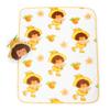 Strawberry Shortcake Orange Blossom Nogginz Set - 40 x 50 Inch Lightweight Travel Throw Blanket & Plush Pillow - Kids Super Soft 2 Piece Bedding Set view 2