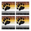 Bear Gay Pride Flag Hand Towels Soft Kitchen Towels Decorative Towels Small Towel Handkerchiefs with Hanging Loop 4PCS view 3