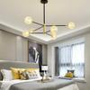 V-intage Metal Large Adjustable Sputnik Chandelier 6 8 Lights Modern Semi Flush Mount Ceiling Light Pendant Light Fixture Iron,Pendant view 3