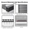 QUDEX Air Conditioner Privacy Fence,Air Conditioner Fence,Aluminum Air Conditioner Covers, for Protection Outside to Hide Air Conditioner. 39.3in(100cm) X19.6in(50cm) X27.5in(70cm) STYLE2 view 3