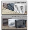 QUDEX Air Conditioner Privacy Fence,Air Conditioner Fence,Aluminum Air Conditioner Covers, for Protection Outside to Hide Air Conditioner. 39.3in(100cm) X19.6in(50cm) X27.5in(70cm) STYLE2 view 4