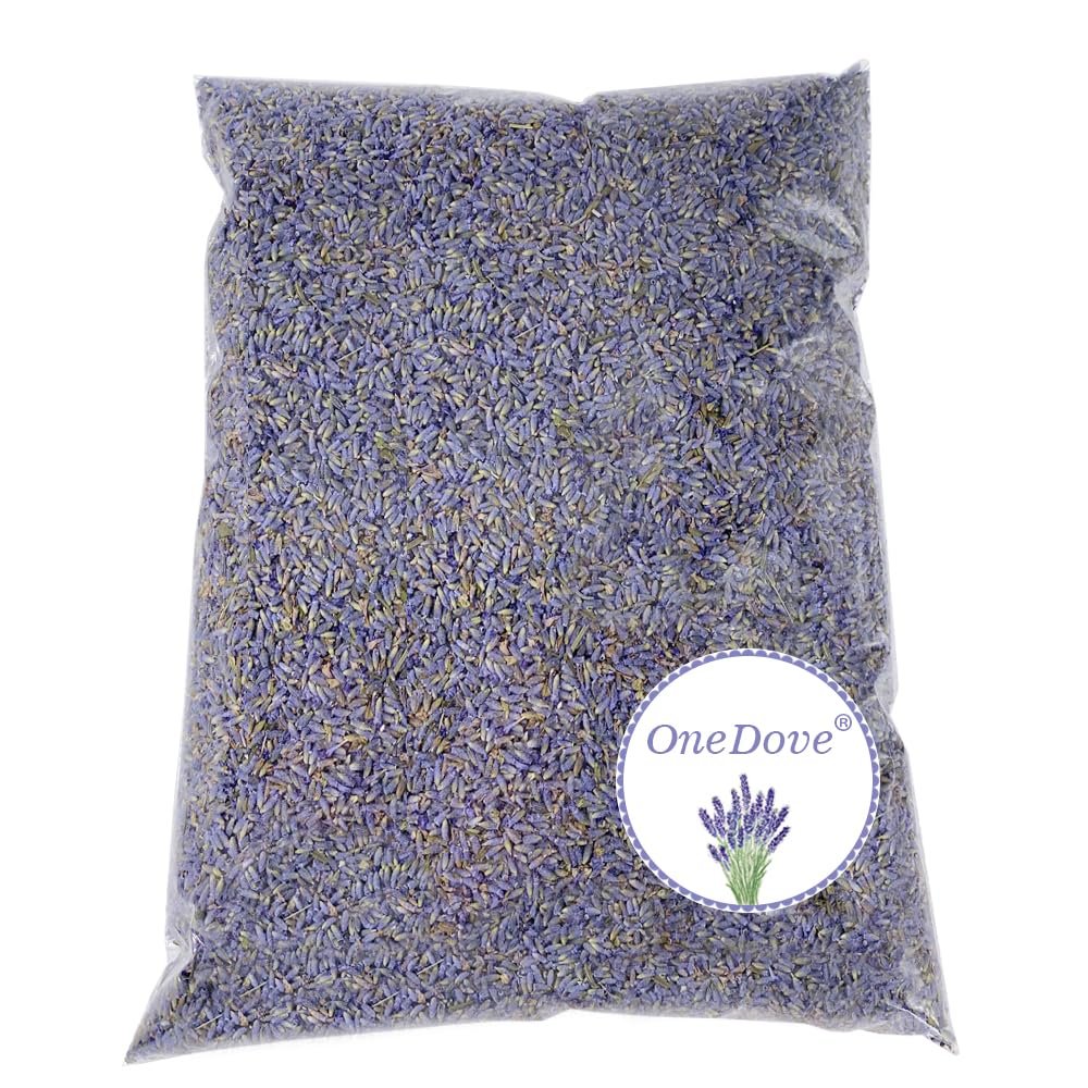 OneDove Lavender Buds Dried Flowers,100% Natural Dried Lavender Buds, Ultra Blue Grade (4 Pounds)