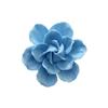 AMERRY Ceramic Flower Wall Art, Artificial 3D Flower Wall Art, Handmade 3D Wall Art Hanging Sculpture, Porcelain Flower Wall Decoration for Home Office Decor (Blue,Camellia,3.54") view 1