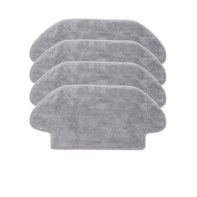 OmPton Compatible for Xiaomi Mi Robot Vacuum Mop 2S / 3C / XMSTJQR2S / B106CN Spare Parts Accessories Main Side Brush Hepa Filter Mop Rag Cloth (Color : 4 Mops)