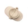 1PCS Portable Dumpling Mould,Foldable Dumpling Mould Manual Ravioli Mould Pastry Pie Maker for Kitchen(M,Beige) view 1