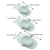 1PCS Portable Dumpling Mould,Foldable Dumpling Mould Manual Ravioli Mould Pastry Pie Maker for Kitchen(M,Beige) view 2