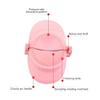1PCS Portable Dumpling Mould,Foldable Dumpling Mould Manual Ravioli Mould Pastry Pie Maker for Kitchen(M,Beige) view 3