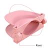 1PCS Portable Dumpling Mould,Foldable Dumpling Mould Manual Ravioli Mould Pastry Pie Maker for Kitchen(M,Beige) view 4