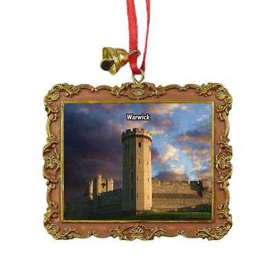 Warwick England UK Travel Souvenir Xmas Tree Ornament Hanging Pendant Home Christmas Party Decoration