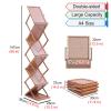 ZAQYCM Fold Up Magazine Rack Bamboo, Commercial Lightweight Literature Catalog Holder for Living Room Office Hotel Restaurant Trade Show Exhibition and Beauty Salon view 2