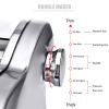 BAHOJAS Electric Noodle Maker Machine - Multifunction Pasta Maker for Dumpling Wonton Wrapper. Automatic Fresh Pasta Maker with Dough Roller Noodle Cutting Machine, 135W. view 4