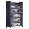 6 Tier Kitchen Storage Cabinet, Bread Rack Coffee Station Microwaves Rack Storage Rack, Microwave Stand with Lockable Casters and Foot Pads, Large Kitchen Cabinet for Dishes, Pots and Pans (Color : G view 1