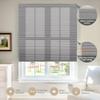 Boolegon 1.5" Jacquard Patten Cordless Cellular Shades for Windows Light-Fitering Fabric Thermal Insulated, Noise Reduction, Room Darkening Honeycomb Blinds for Home, Gray, 75" W x 48" H view 4