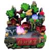 ENGENDER Waterfall Fountain Indoor Tabletop Fountain Chinese Resin Crafts Rockery Water Fountain Home Decoration Living Room Ornaments Home Fountain view 1