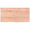 CKioict Cube Wall Shelf Wall Shelf for Bedroom Book Shelves Wall Shelf Light Brown 31.5"x15.7"x(0.8"-2.4") Treated Solid Wood Oakfor Bedroom, Living Room, Bathroom view 3