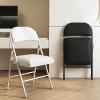 WHYATT Folding Chair, Folding Chairs with Padded Cushion and Back, Living Room Chairs, for Home and Office, Indoor and Outdoor Events (Color : Blue) view 3