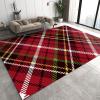 Simple Red Striped Area Rug, Retro Fashion Indoor Rug, Bedroom Rug Warm Machine Washable Durable Decoration for Corridor Apartment Porch Children's Room Entryway Living Room - 60" W x 72" L view 3