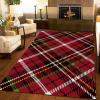 Simple Red Striped Area Rug, Retro Fashion Indoor Rug, Bedroom Rug Warm Machine Washable Durable Decoration for Corridor Apartment Porch Children's Room Entryway Living Room - 60" W x 72" L view 4