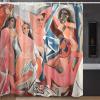 ZXBNNN Shower Curtain,Les Demoiselles D'Avignon by Pablo Picasso,Art Paintings Pictures Shower Curtains Set for Bathroom with Hooks 80x160cm(31.5x62.99in) view 1