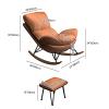 Recliner Chairs for Adults, Comfy Nursery Velvet Rocking Chairs, for Nursery, Bedroom, Living Room, 27" X 38" X 33" (Color : D) view 2
