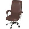 Shukii Waterproof Office Chair Cover with Arms PU Computer Desk Seat Cover view 2