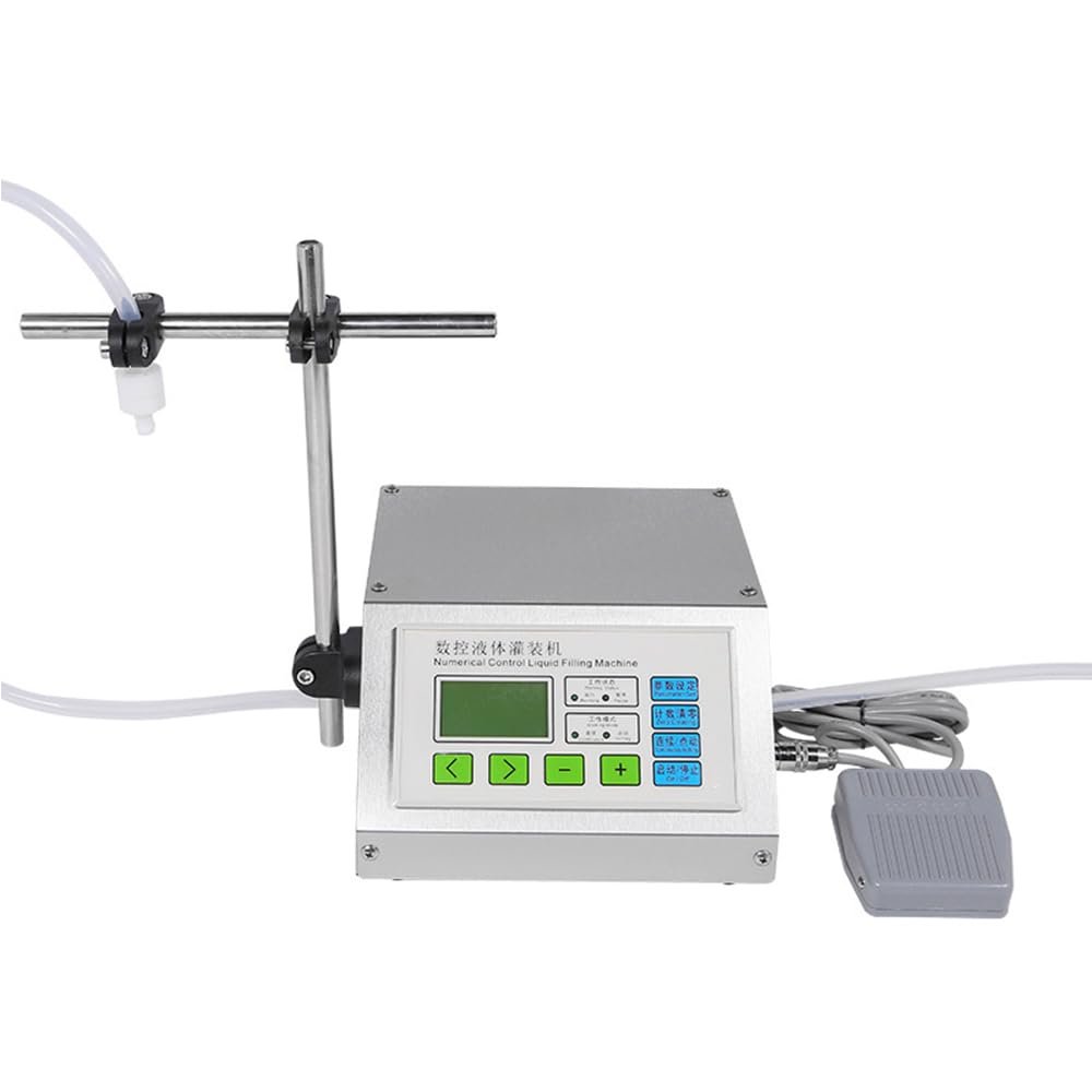 ZCBYBT 2.7l/min Liquid Filling Machine Peristaltic Pump Bottle Filler Machine for Wine Cosmetic Oil Beverage Lotion Essential Oil