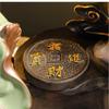 Flowing water fountain ornaments to attract wealth, creative living room entrance hall, office humidifier decoration, new home opening gift (Large-little buddha) view 2