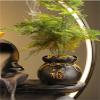 Flowing water fountain ornaments to attract wealth, creative living room entrance hall, office humidifier decoration, new home opening gift (Large-little buddha) view 4