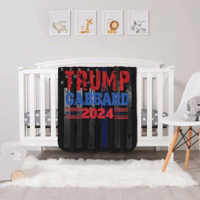 Tulsi Gabbard 2024 Throw Blanket Double Sided Soft Fuzzy 30x40 In3