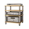 HOFSSI 4 Tier Media Stand Audio/Video Component Cabinet with Shock Absorber Feet, for Store Cable Boxes, DVD Players, Streaming Devices view 4