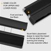 Sulugood Top Down Bottom Up Cellular Shades Light Filtering Honeycomb Blinds Easy Install Pull Down Cellular Blinds for Window.Black.73 W x 36" H view 2