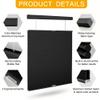 Sulugood Top Down Bottom Up Cellular Shades Light Filtering Honeycomb Blinds Easy Install Pull Down Cellular Blinds for Window.Black.73 W x 36" H view 4