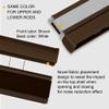 Sulugood Top Down Bottom Up Cellular Shades Honeycomb Blinds Easy Install Blackout Cellular Blinds for Window.Brown.40 W x 36" H view 2