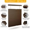 Sulugood Top Down Bottom Up Cellular Shades Honeycomb Blinds Easy Install Blackout Cellular Blinds for Window.Brown.40 W x 36" H view 4
