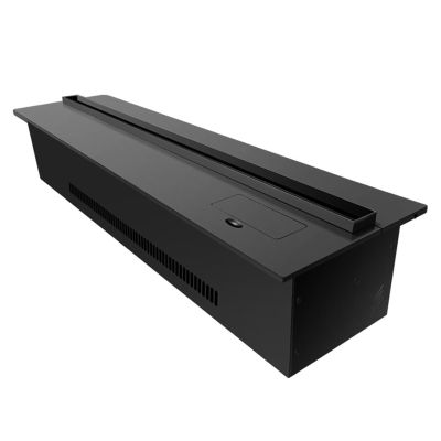 Electronic Fireplace Water Vapor Fireplace Stainless Steel Electric Fireplace 3D Touchable Simulated Flame, Mist Fireplace With Heating Function, Multi-color Flame Electric Fireplace ( Color : Multico