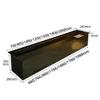 Electronic Fireplace Water Vapor Fireplace Stainless Steel Electric Fireplace 3D Touchable Simulated Flame, Mist Fireplace With Heating Function, Multi-color Flame Electric Fireplace ( Color : Multico view 2