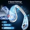 Hotsales Neck Fan, Hands Free Bladeless Neck Fans Portable Rechargeable, 6000 mAh Battery Operated Wearable Personal Fan, Cooling Neck Fan, 3 Speeds, USB Fan Gifts for Men, Women, Travel, Outdoor view 4