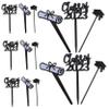 VICASKY 30pcs Graduation Cake Toppers Food-grade Decorative Picks for Graduation Parties Smooth Finish Design for Celebrations and Gatherings view 1