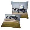 ZISHAK Airplane in Flight Comfortable and Stylish Versatile Square Throw Pillow Covers,Perfect for Sofa,Car Seat view 3